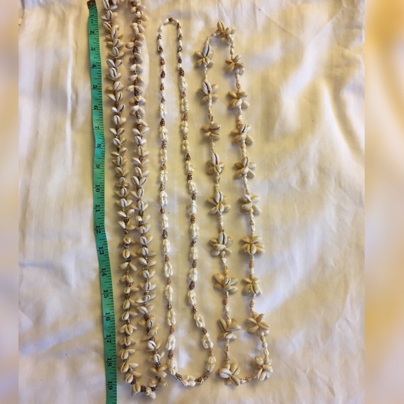 Accessories - Three Hawaiian shell necklace 20” long & short